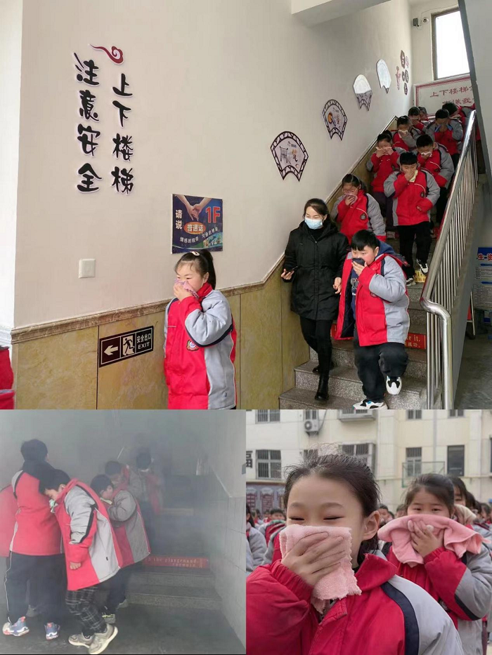 消防在心中，安全伴我行——民权县育才小学消防安全演练