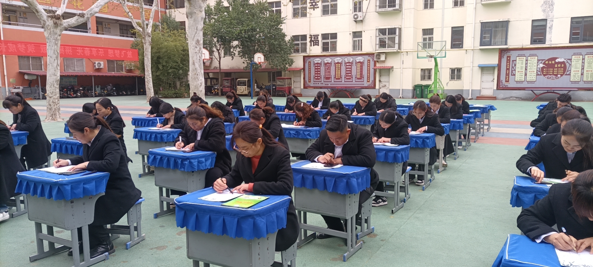 笔墨书春意，古韵溢校园