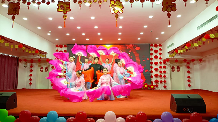 欢声笑语迎元旦  师生联欢启新年 ——民权县育才小学元旦联欢会